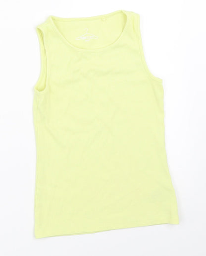 NEXT Girls Yellow   Basic Tank Size 9 Years