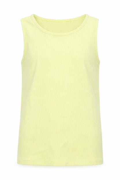 NEXT Girls Yellow   Basic Tank Size 9 Years