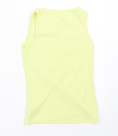 NEXT Girls Yellow   Basic Tank Size 9 Years