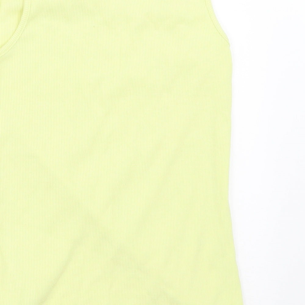 NEXT Girls Yellow   Basic Tank Size 9 Years