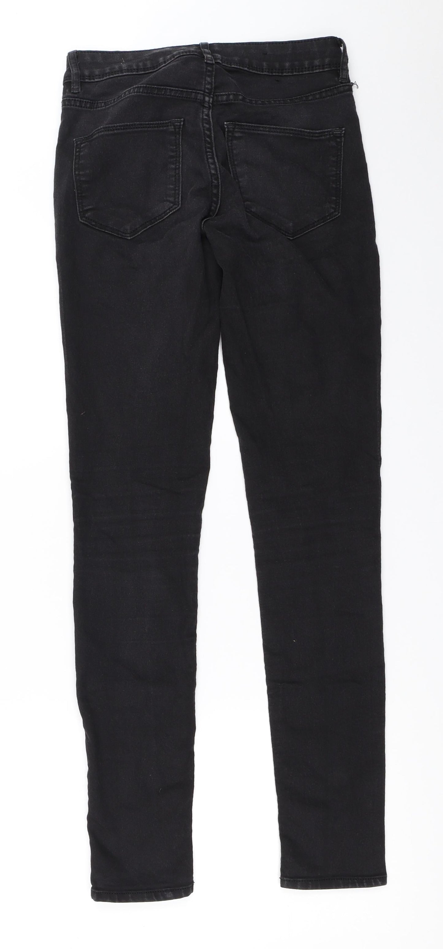 Womens UK Size 6 H&M Regular Fit Skinny Black Jeans