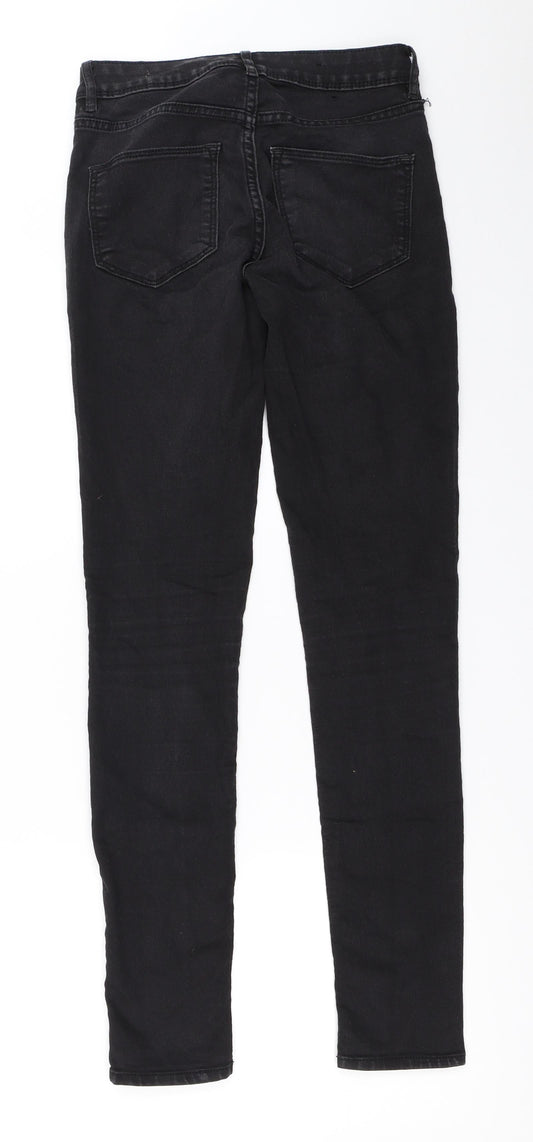 Womens UK Size 6 H&M Regular Fit Skinny Black Jeans