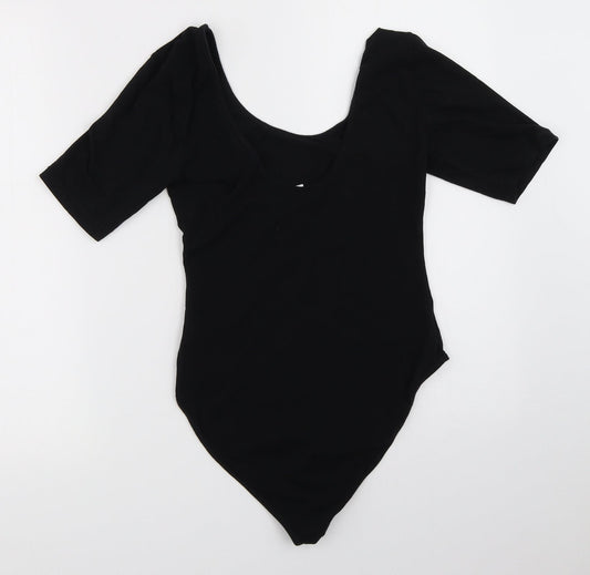 FOREVER 21 Womens Black   Basic T-Shirt Size L  - bodysuit