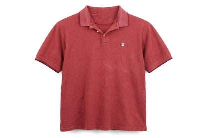 Mens UK Size L Maine Cotton Polo Shirt