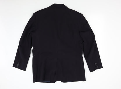 Mens UK Size 42 Preworn Regular Blue Suit Jacket