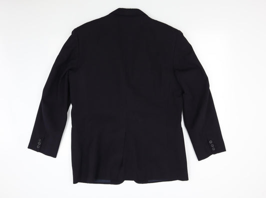 Mens UK Size 42 Preworn Regular Blue Suit Jacket