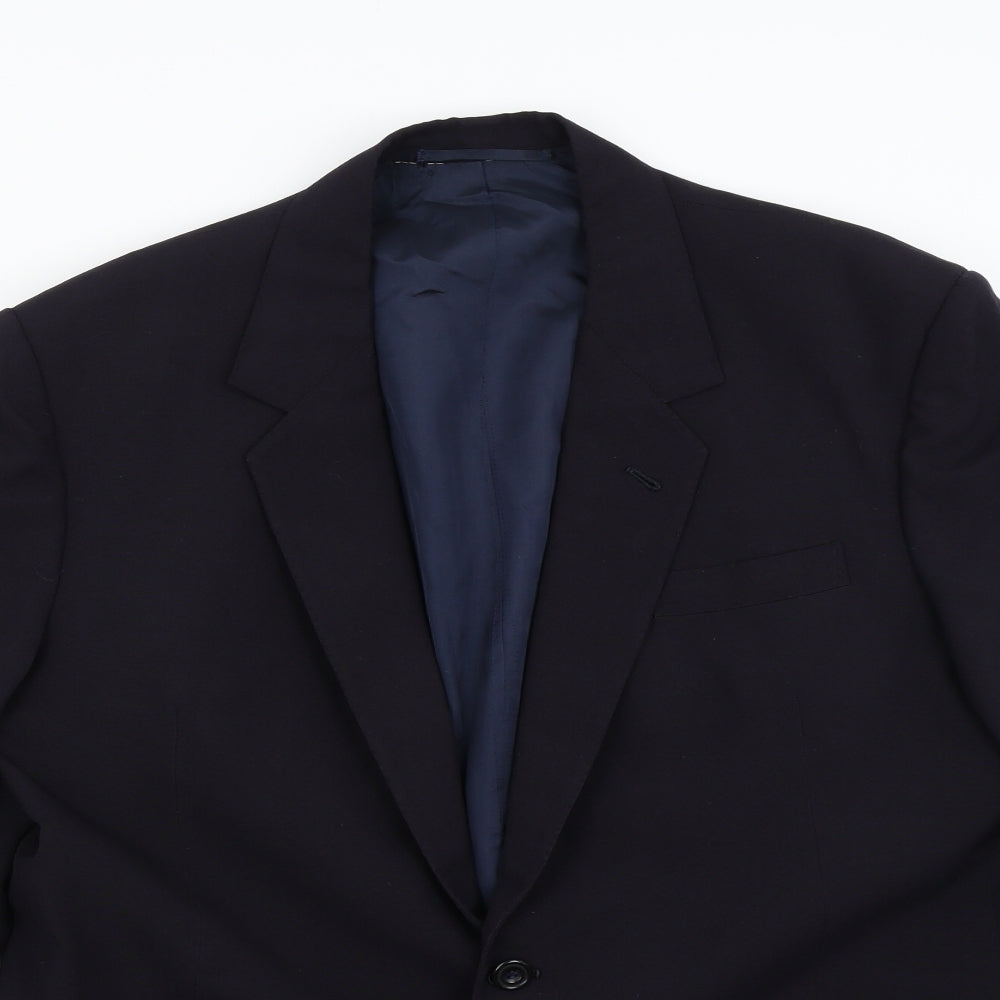 Mens UK Size 42 Preworn Regular Blue Suit Jacket