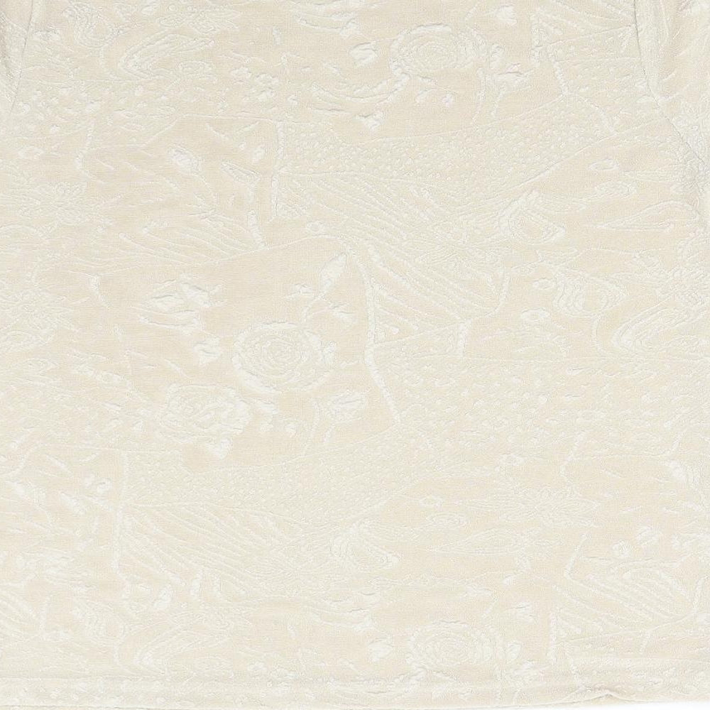 EWM Womens Beige   Basic T-Shirt Size M