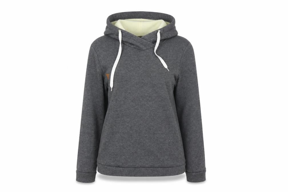 Womens Grey   Pullover Hoodie Size S