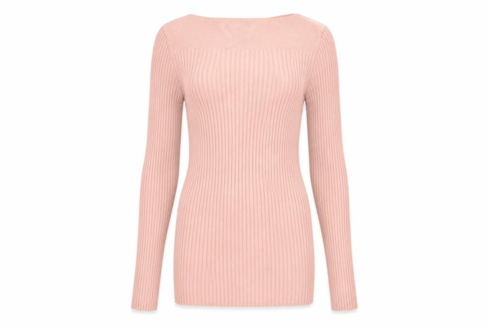 Womens UK Size XL Cashel Pink Pullover Jumper