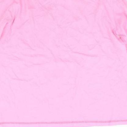 Studio Womens Pink Solid  Top Pyjama Top Size 8