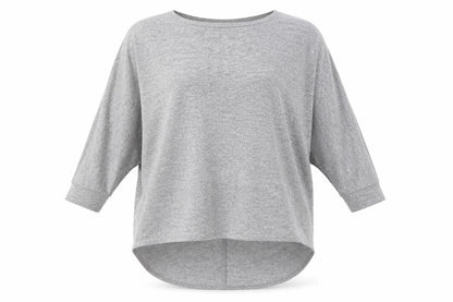 Womens UK Size M Style Plus Grey Basic Blouse