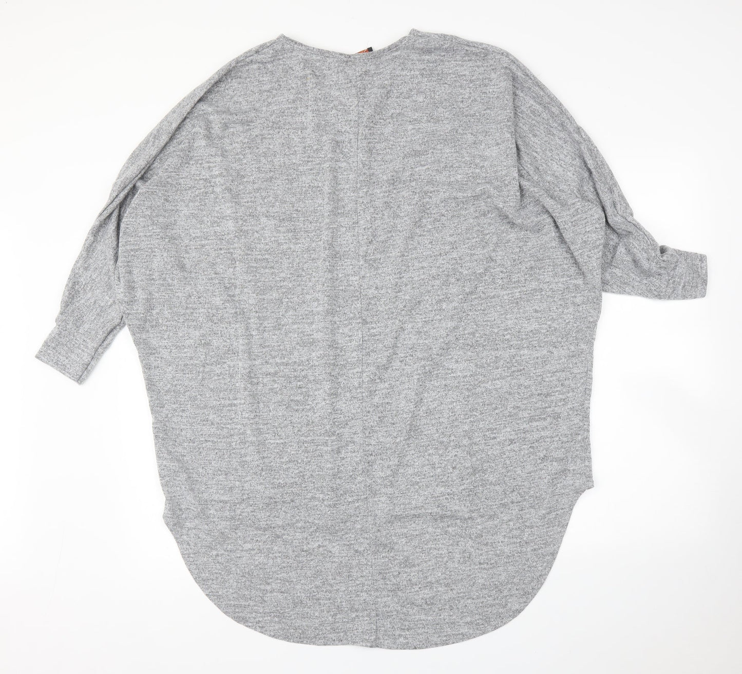 Womens UK Size M Style Plus Grey Basic Blouse