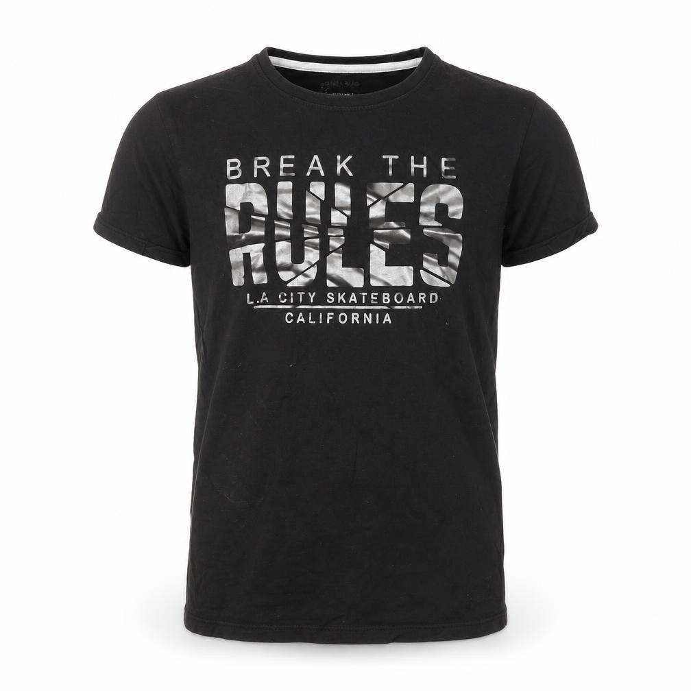 Primark Boys Black   Basic T-Shirt Size 10 Years