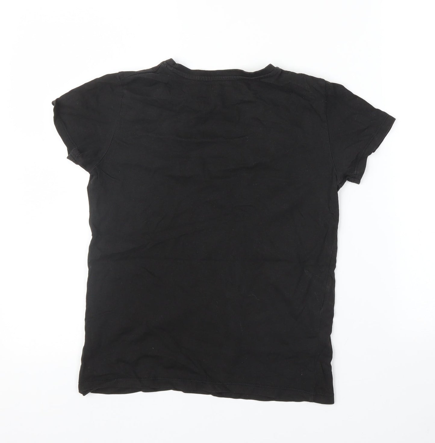 Primark Boys Black   Basic T-Shirt Size 10 Years