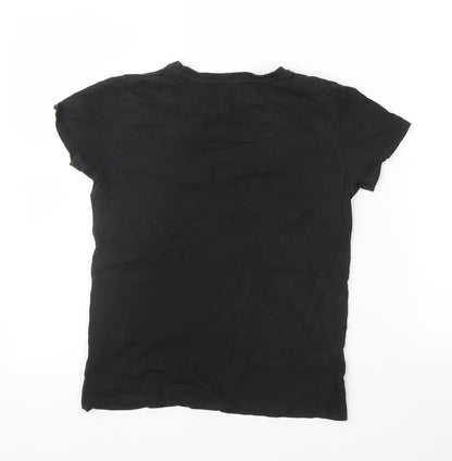 Primark Boys Black   Basic T-Shirt Size 10 Years