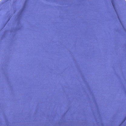 Womens UK Size 12 M&S Purple Pullover Jumper