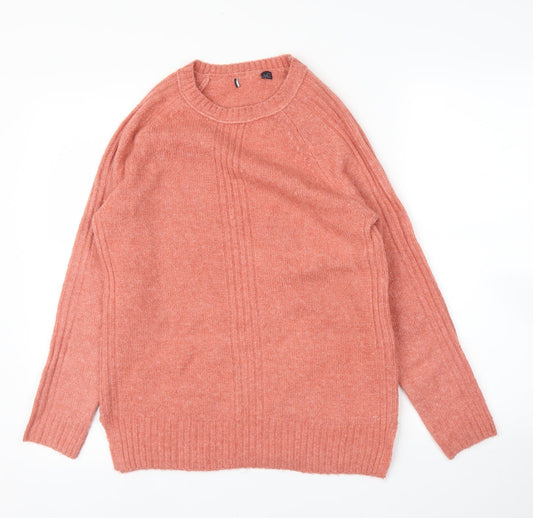 Womens UK Size XS M&S Pink Pullover Jumper