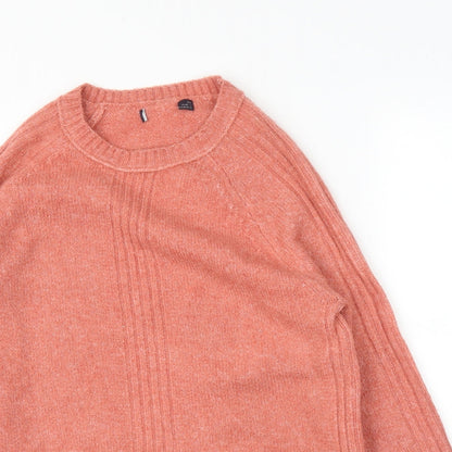 Womens UK Size XS M&S Pink Pullover Jumper