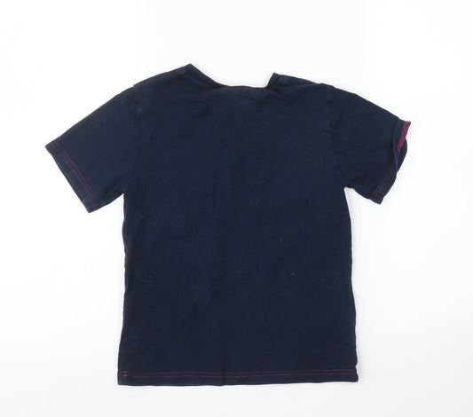 Primark Boys Blue   Basic T-Shirt Size 7 Years