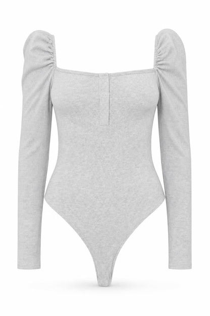 Womens UK Size 6 PRETTYLITTLETHING One-Piece Grey Leotard