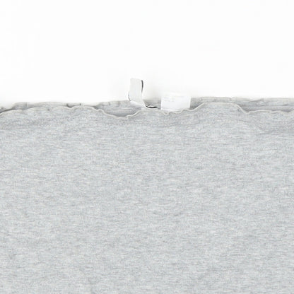 Womens UK Size M H&M Grey Cropped Tank