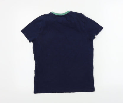 Marks and Spencer  Boys Blue   Basic T-Shirt Size 10-11 Years