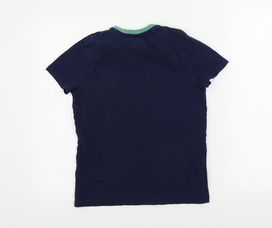 Marks and Spencer  Boys Blue   Basic T-Shirt Size 10-11 Years
