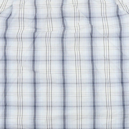 Mens UK Size XL EWM Blue  Button-Up Short Sleeve Casual Shirt