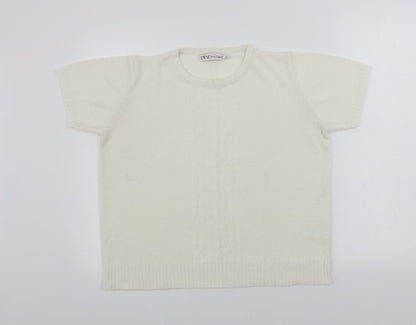 EWM Womens Ivory   Pullover Jumper Size L