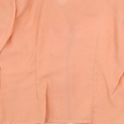 donros Womens Pink   Basic Button-Up Size 14