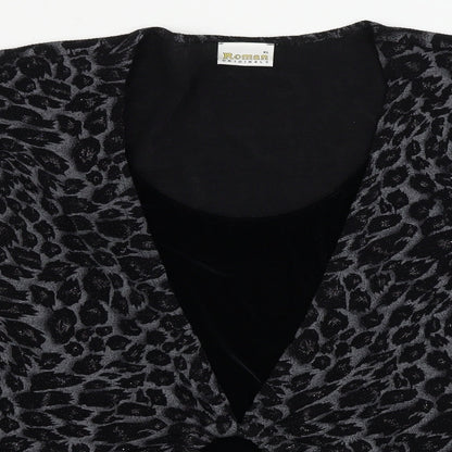 Womens UK Size XL Roman Black Pullover Jumper