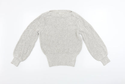 Womens UK Size XS H&M Beige Pullover Jumper