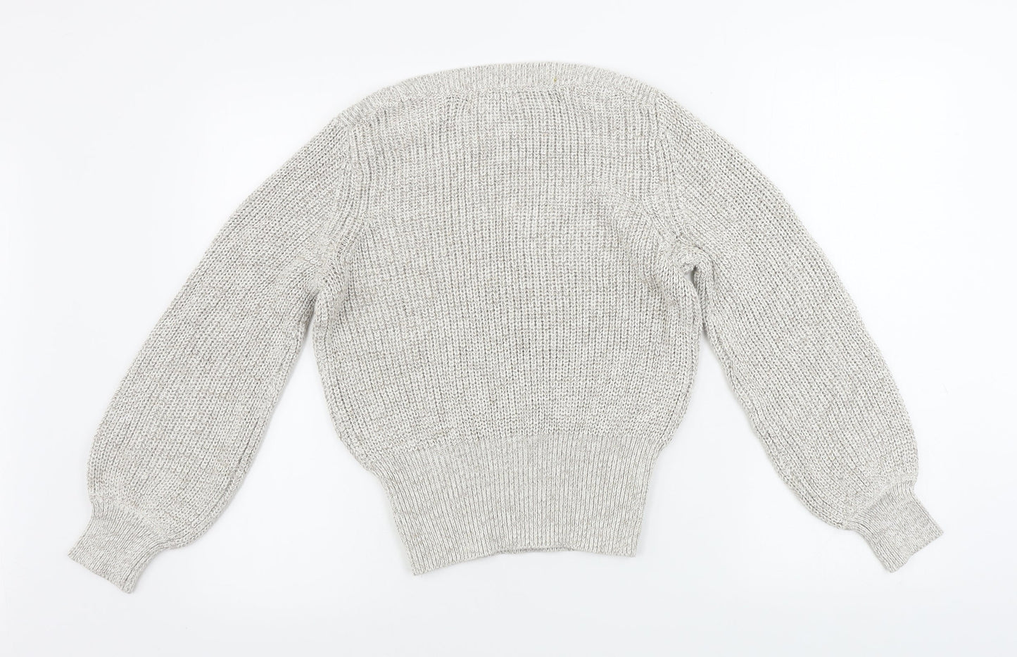 Womens UK Size XS H&M Beige Pullover Jumper