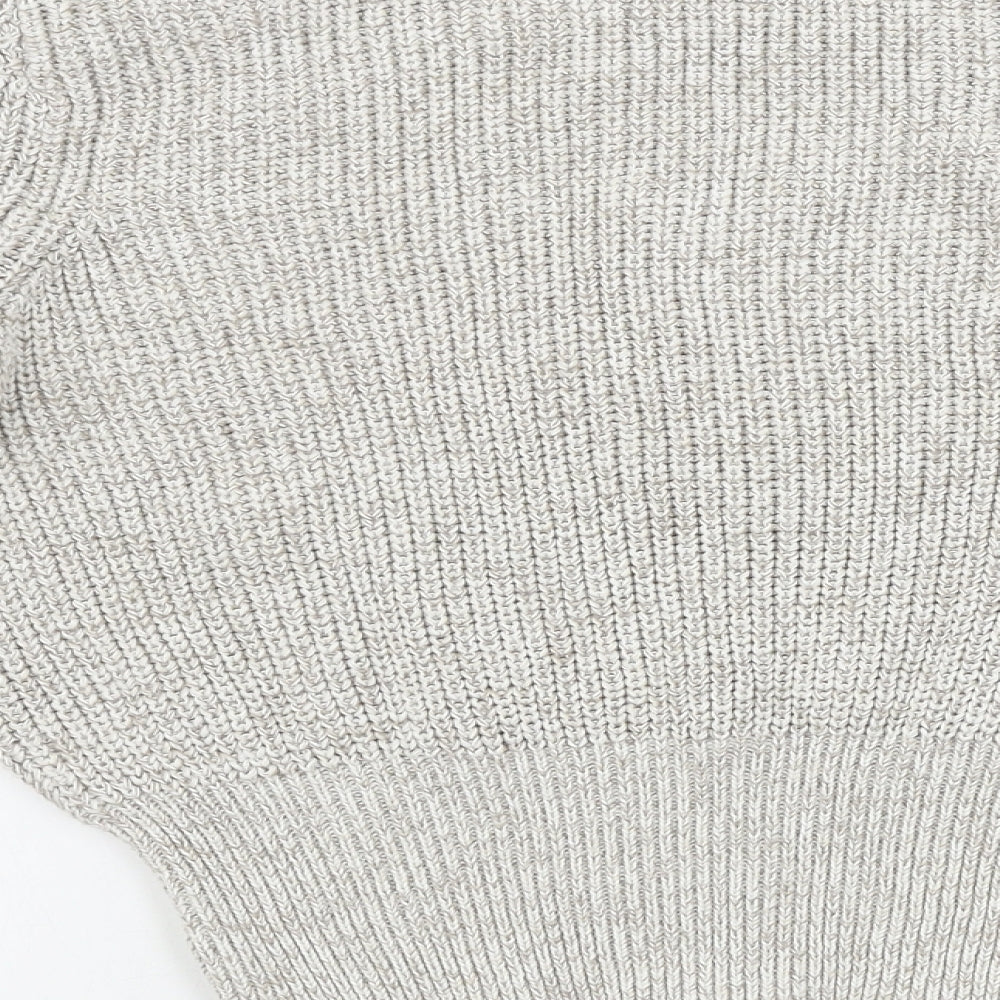 Womens UK Size XS H&M Beige Pullover Jumper
