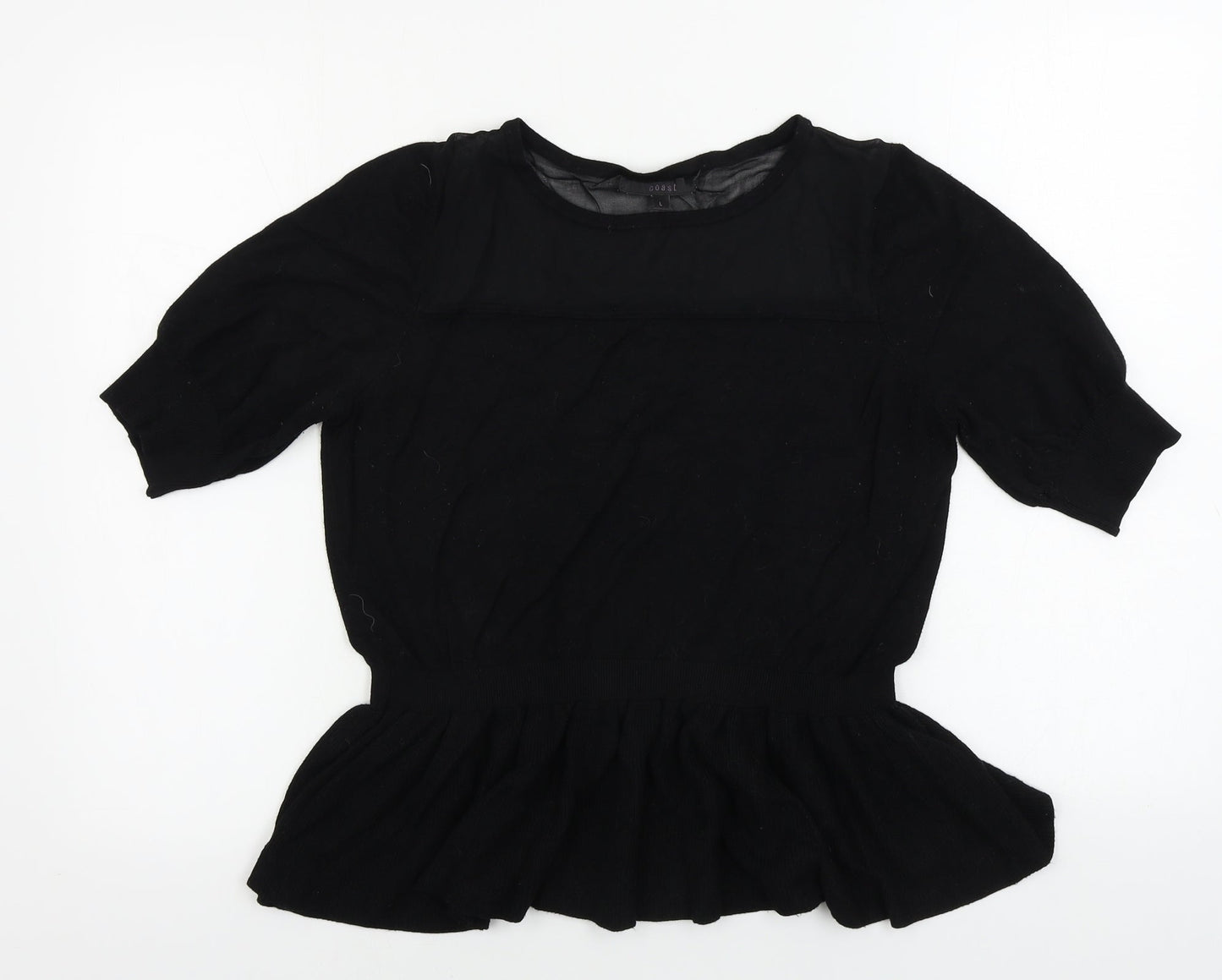 Womens UK Size L Coast Black Pullover Jumper