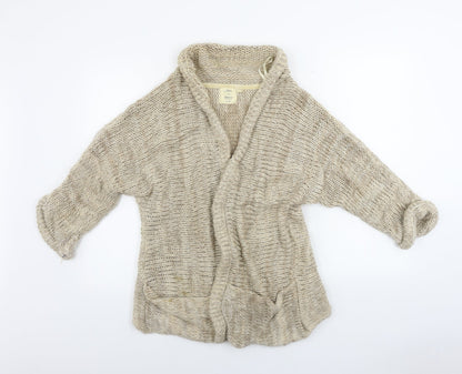 Womens UK Size M New Look Beige Cardigan Jumper