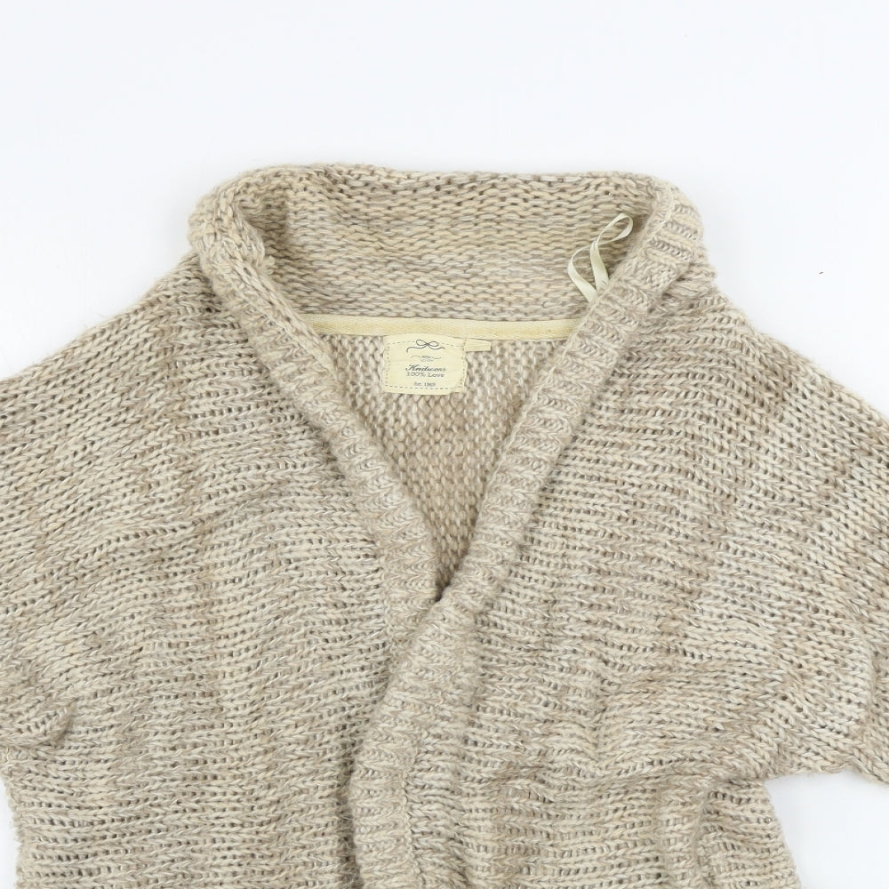 Womens UK Size M New Look Beige Cardigan Jumper