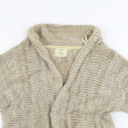 Womens UK Size M New Look Beige Cardigan Jumper