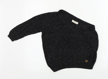 brownie  Womens Black   Pullover Jumper Size M