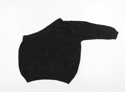 brownie  Womens Black   Pullover Jumper Size M
