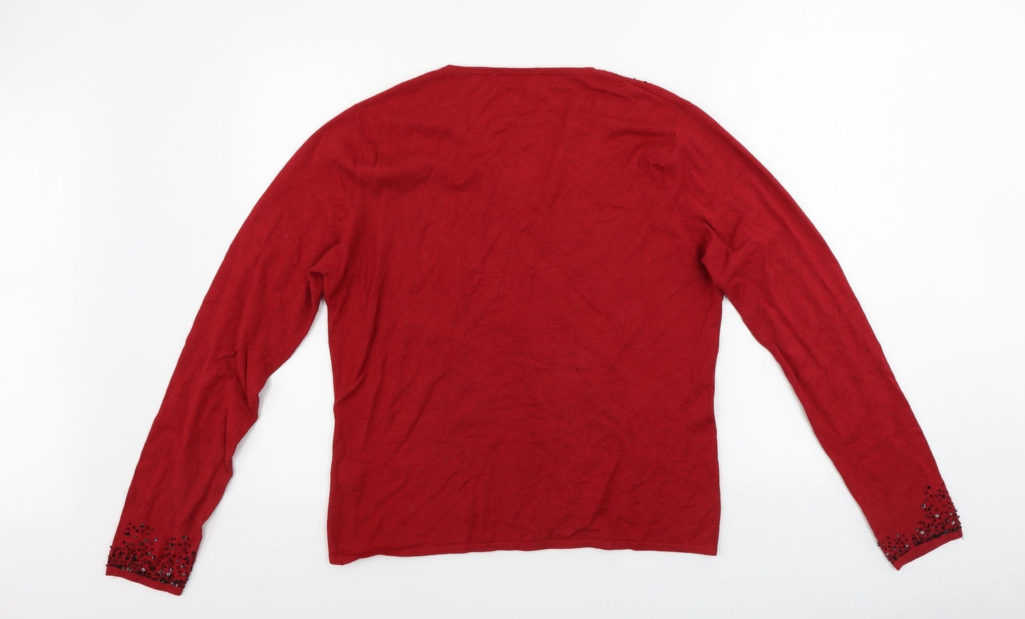 Womens UK Size 18 Berkertex Red Pullover Jumper