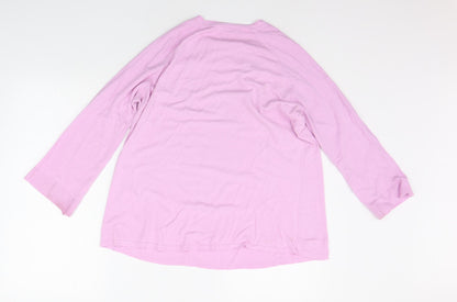 e-woman Womens Purple   Pullover Jumper Size M