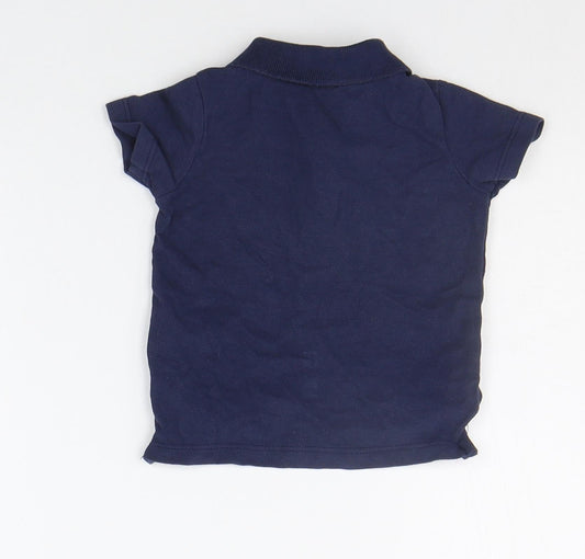 F&F Baby Blue   Basic Polo Size 6-9 Months
