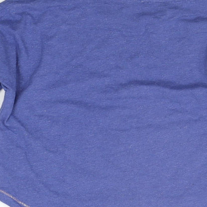 Marks and Spencer Girls Blue   Basic T-Shirt Size 5-6 Years