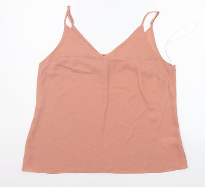 Primark Womens Beige Houndstooth  Basic Tank Size 18