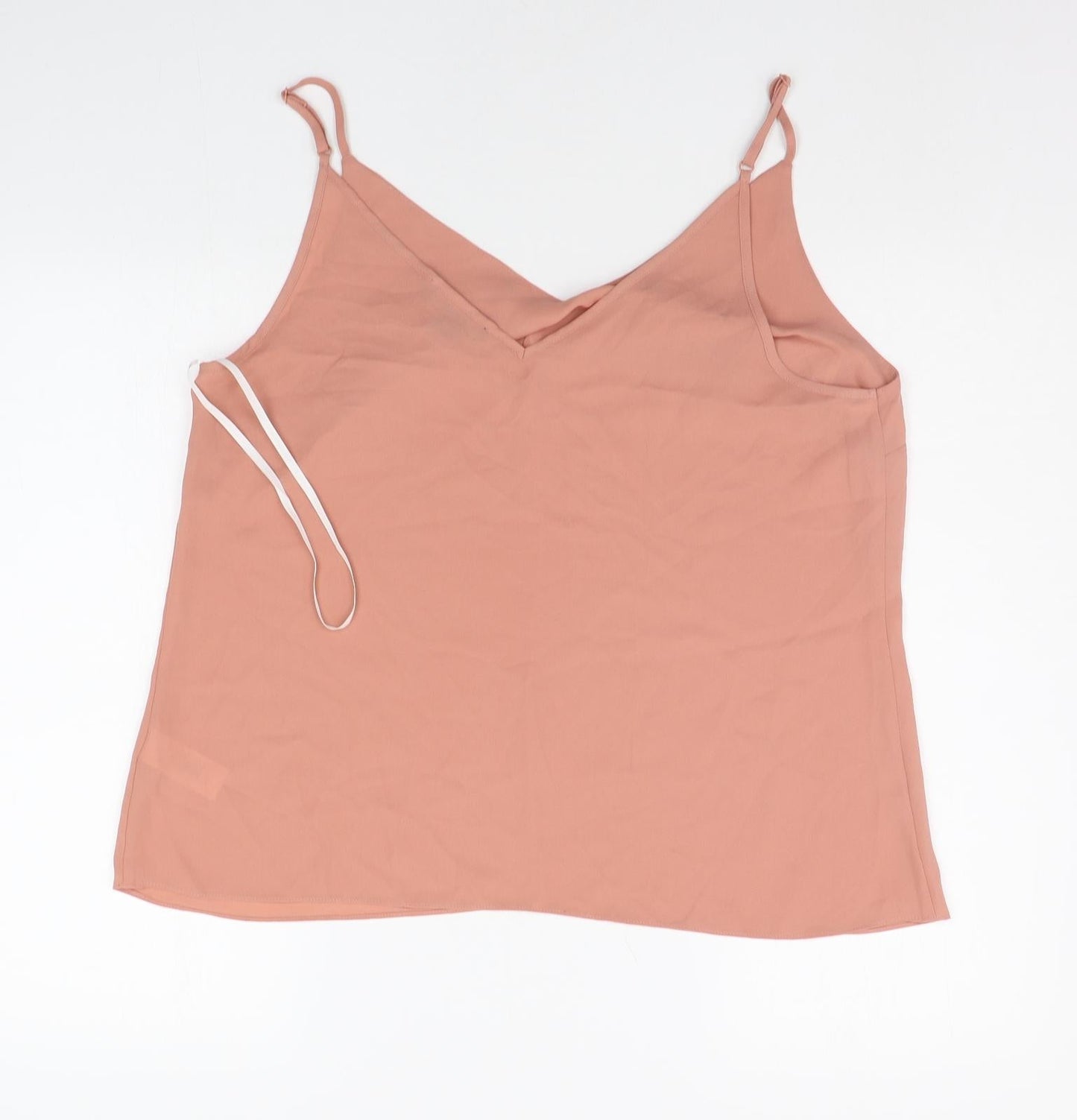 Primark Womens Beige Houndstooth  Basic Tank Size 18