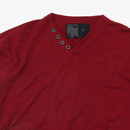 UrbanSpirit Womens Red   Pullover Jumper Size 2XL
