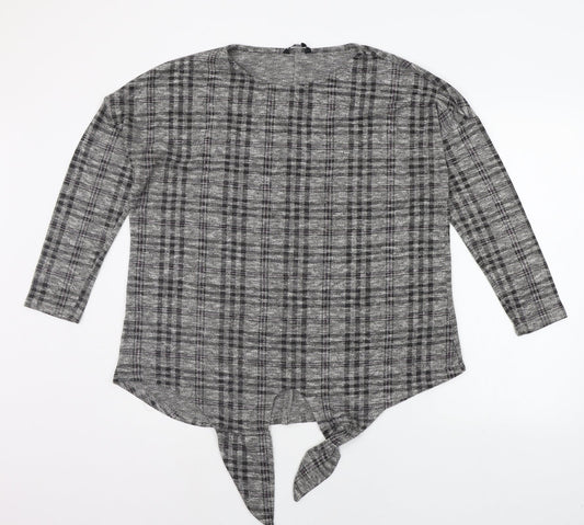 Womens UK Size 16 pEP&CO Grey Pullover Jumper