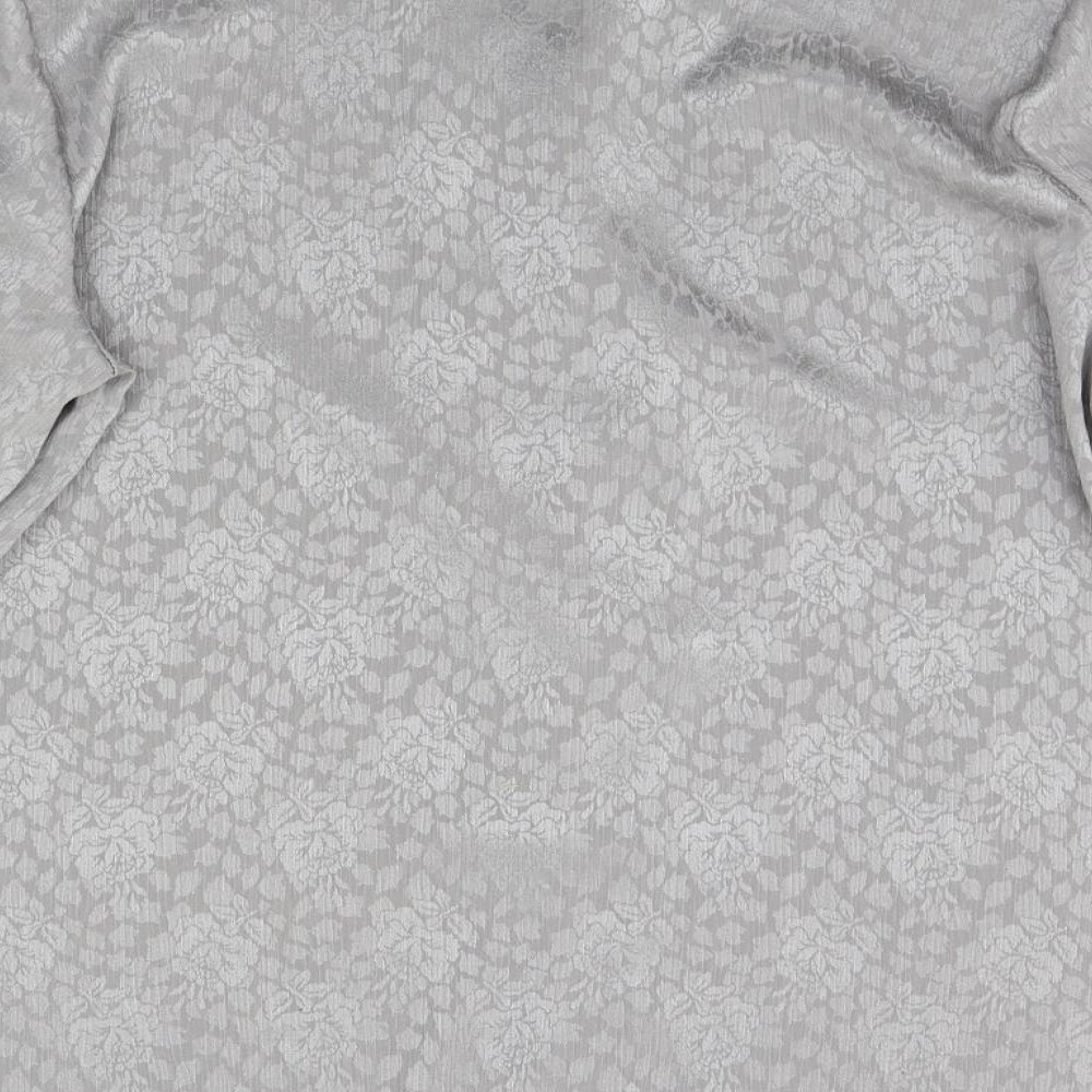 Bonmarché Womens Grey   Basic Button-Up Size 16